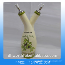 High quality green olive oil vinegar bottle